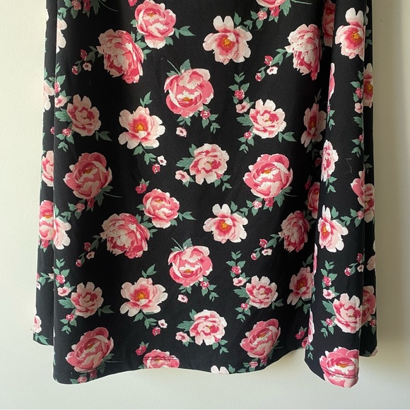 H&M Off The Shoulders Bold Floral Shift Dress Medium - Picture 3 of 10